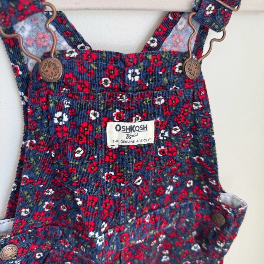 Oshkosh B’gosh Vintage Floral Overalls 24M